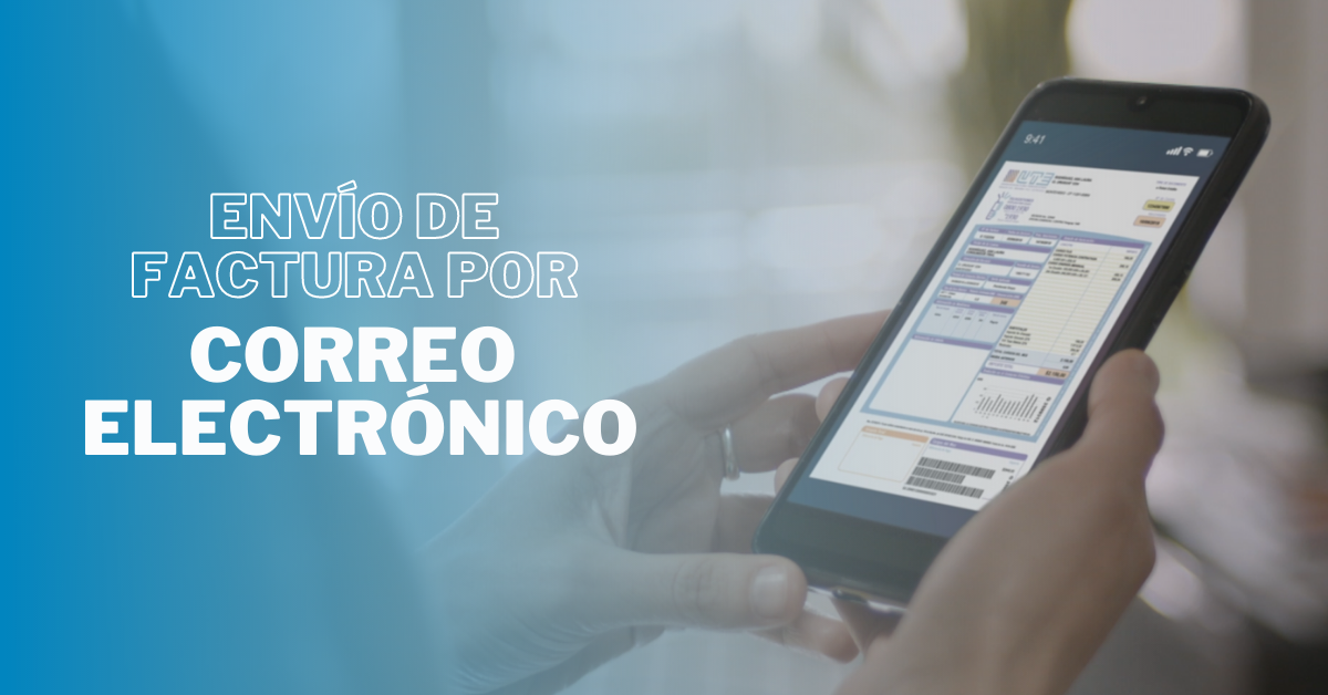 Envío de factura por correo electrónico