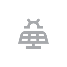 icono de panel solar