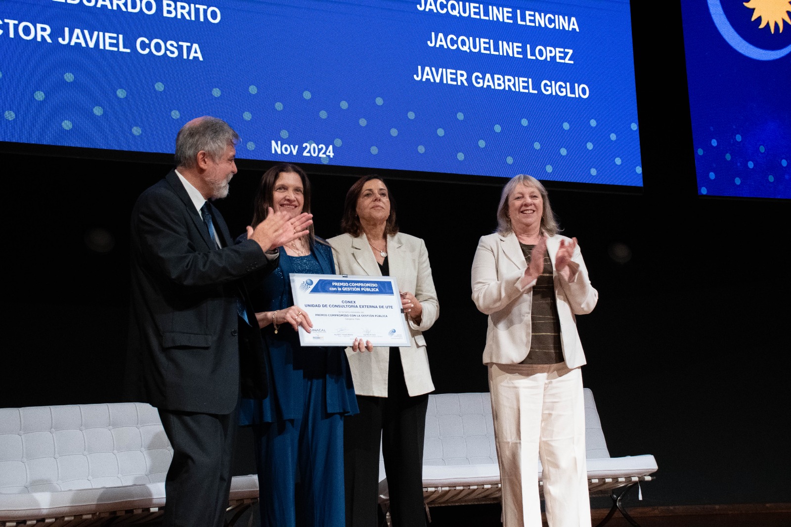 UTE nuevamente premiada por el Instituto Nacional de Calidad