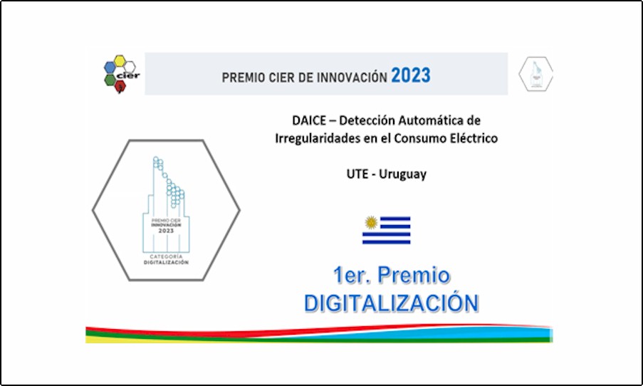 Nuevos galardones para UTE en el Premio CIER de Innovación –Ing. José Vicente Camargo”