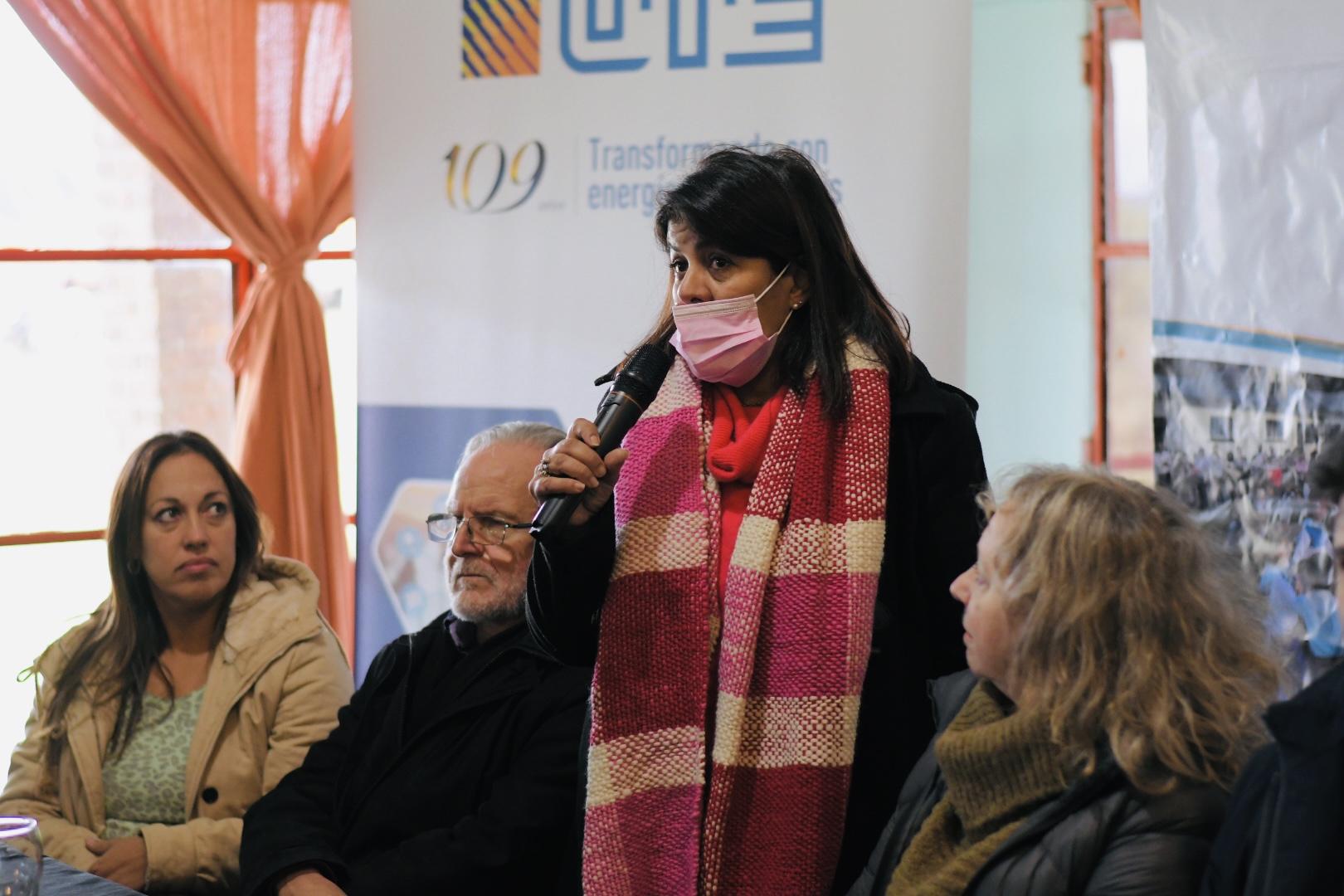 Marita González, referente local y presidenta de la Sociedad de Fomento Rural de Vera y Cañas.