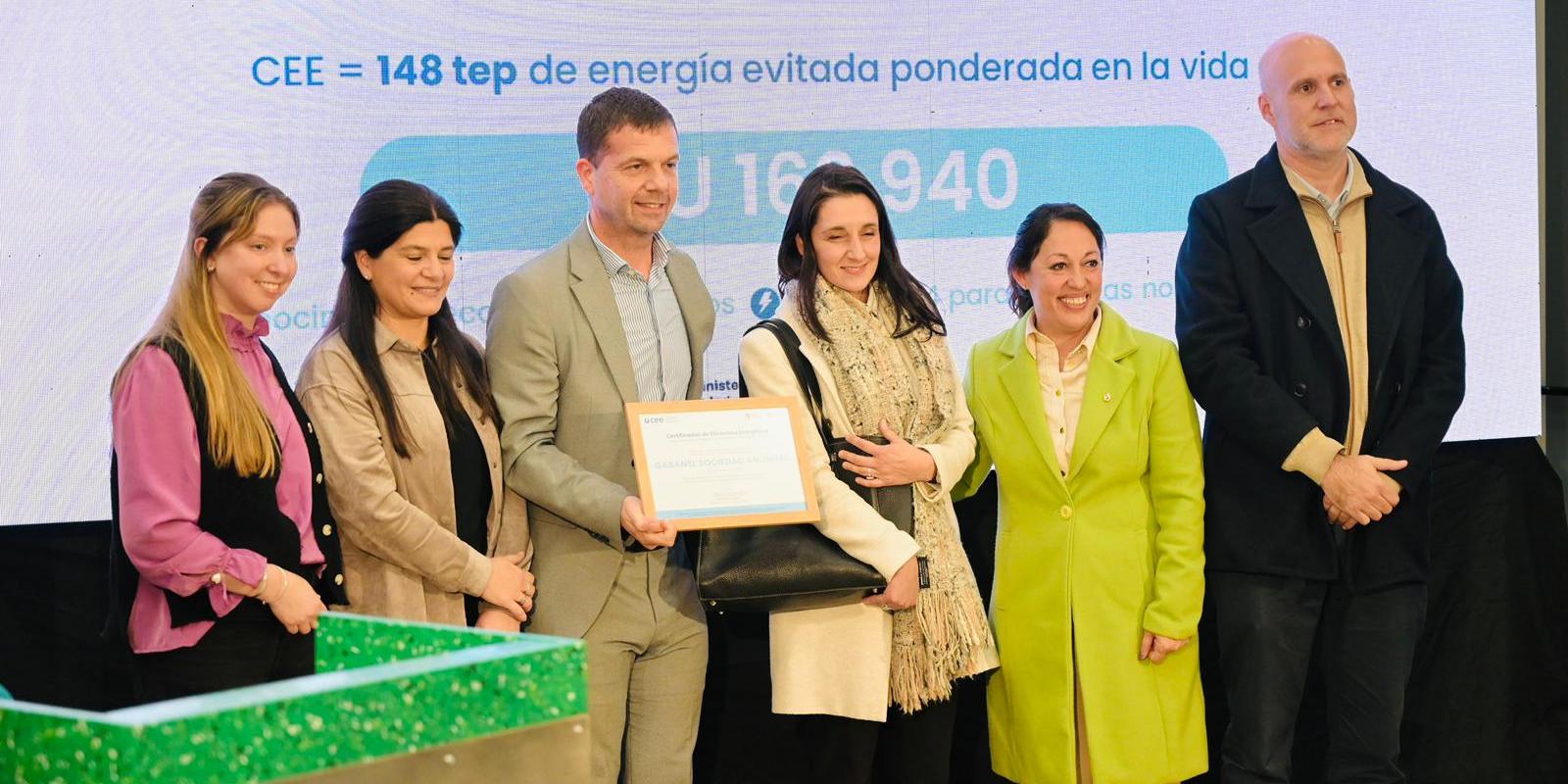MIEM entregó los Certificados de Eficiencia Energética 2024 y lanzó nueva convocatoria