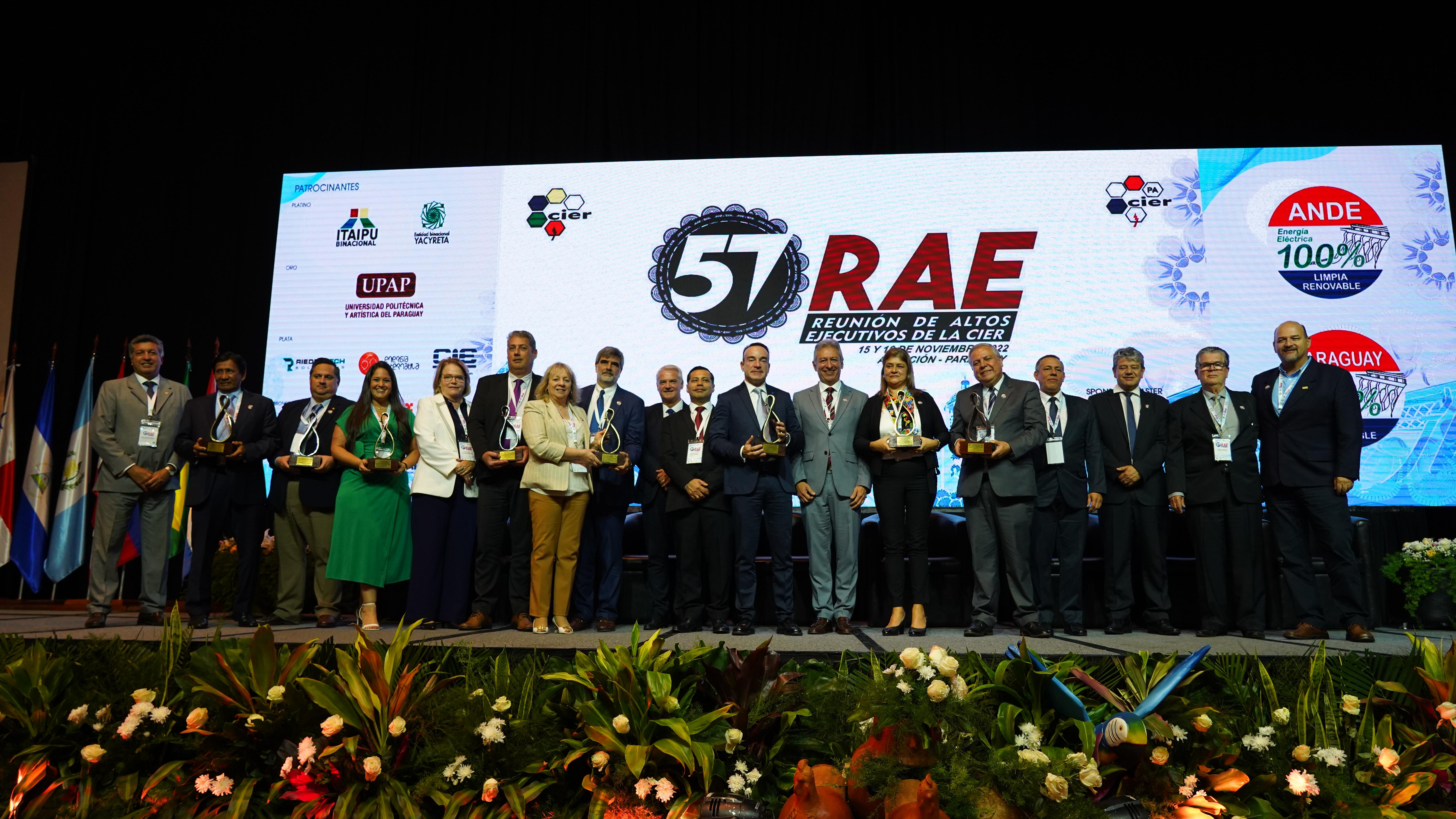Entrega de Premios CIER - Reunión de Altos Ejecutivos 2022 (RAE)