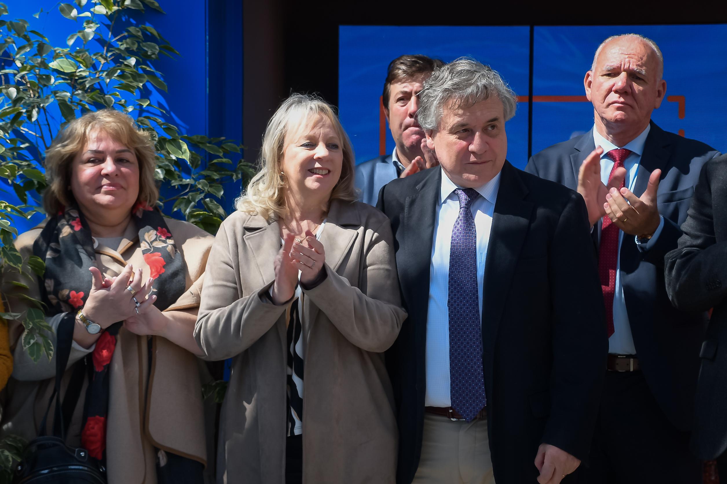 El Directorio de UTE en pleno inauguró oficialmente el Stand con el que la empresa participa en la Expo Prado 2023. 