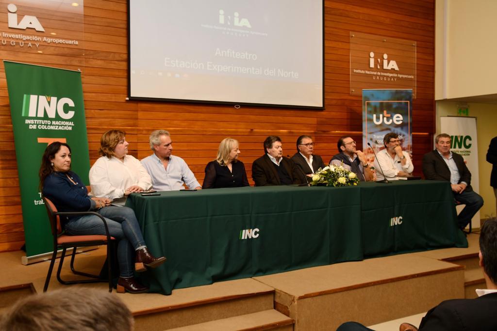 Convenio entre UTE y el Instituto Nacional de Colonización 