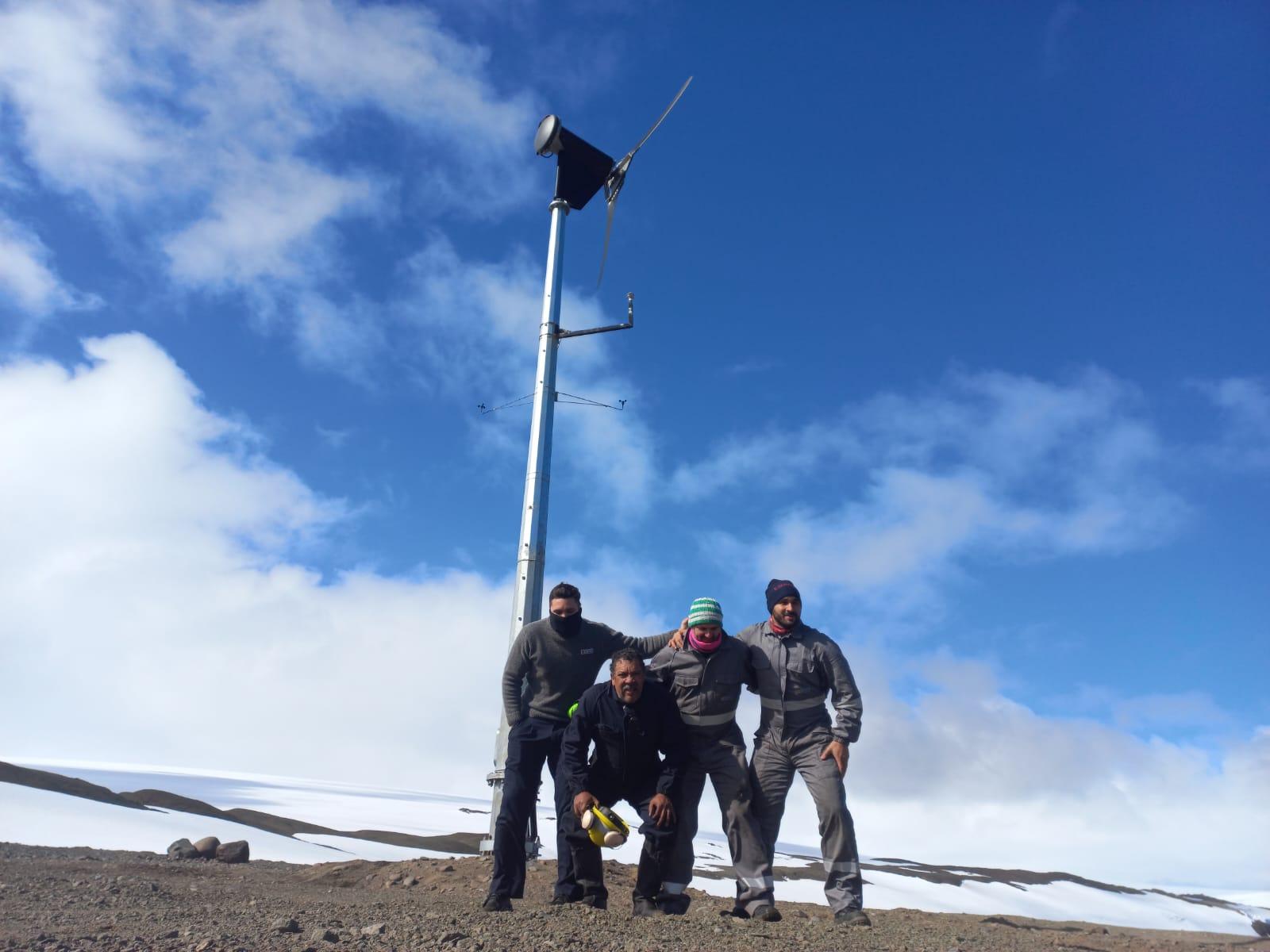 Se realizó mantenimiento al aerogenerador instalado en 2022