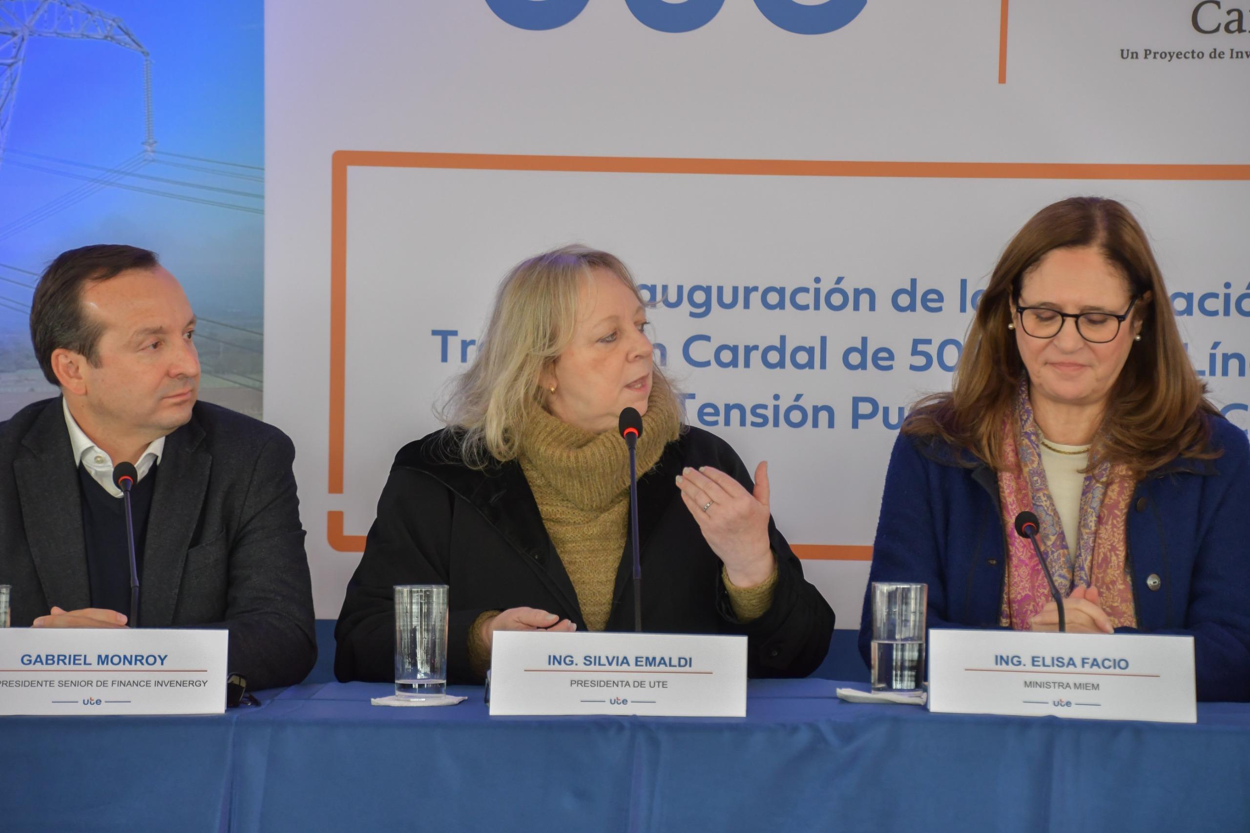 Inauguración de la Subestación de Trasmisión Cardal de 500 kV y Línea de Extra Alta Tensión Punta del Tigre-Cardal