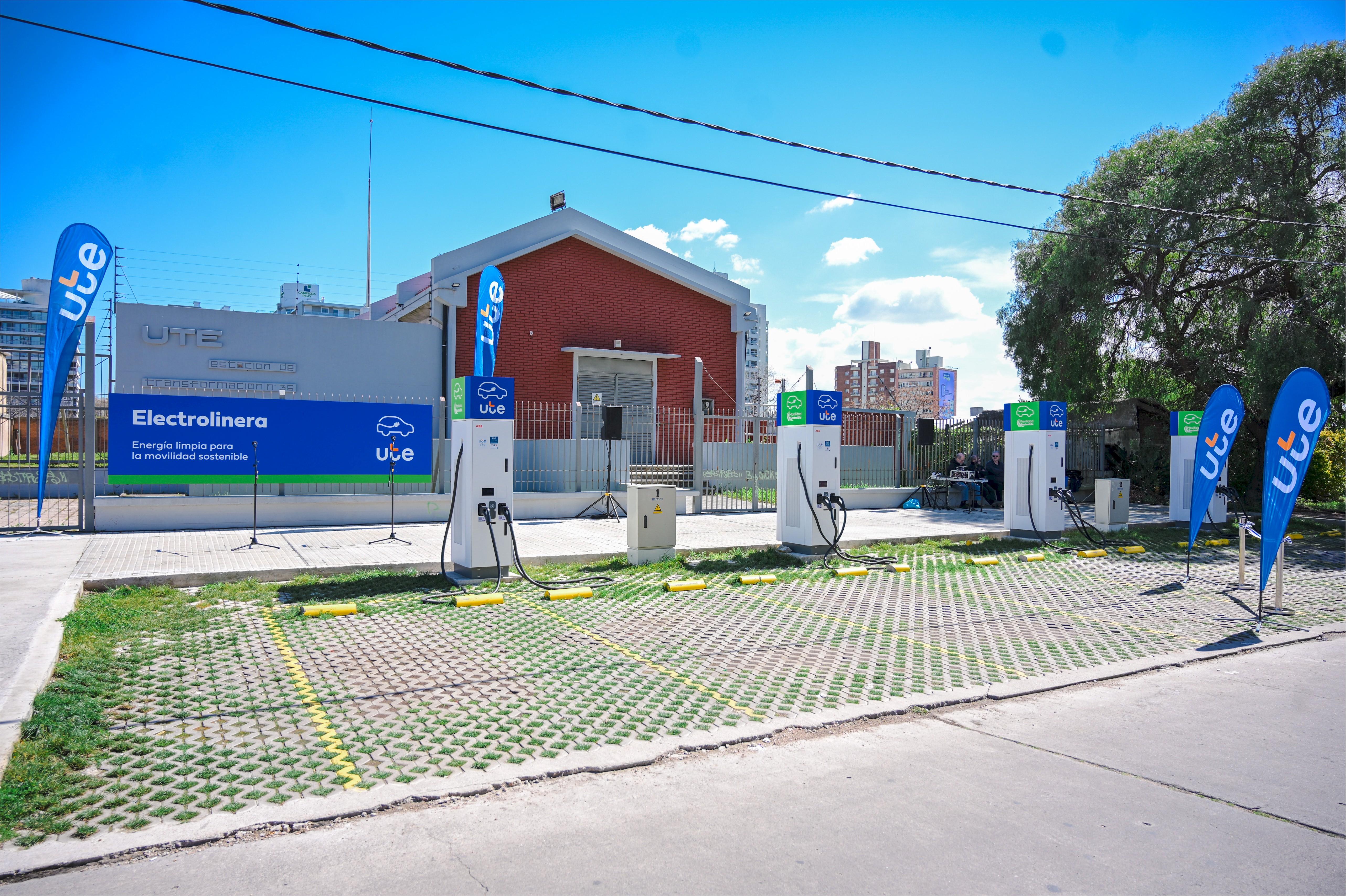 UTE inauguró Electrolinera en Malvín y amplía su red de carga pública para una movilidad sostenible