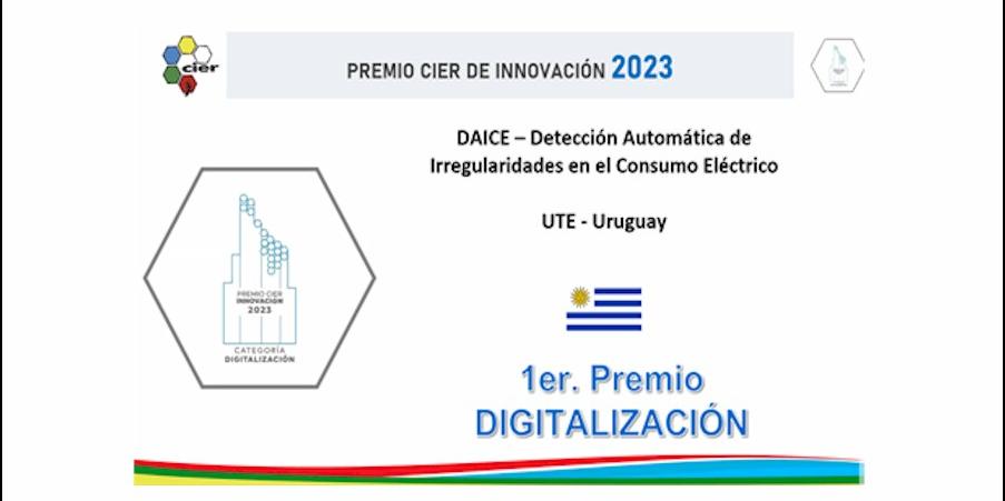 Nuevos galardones para UTE en el Premio CIER de Innovación –Ing. José Vicente Camargo”