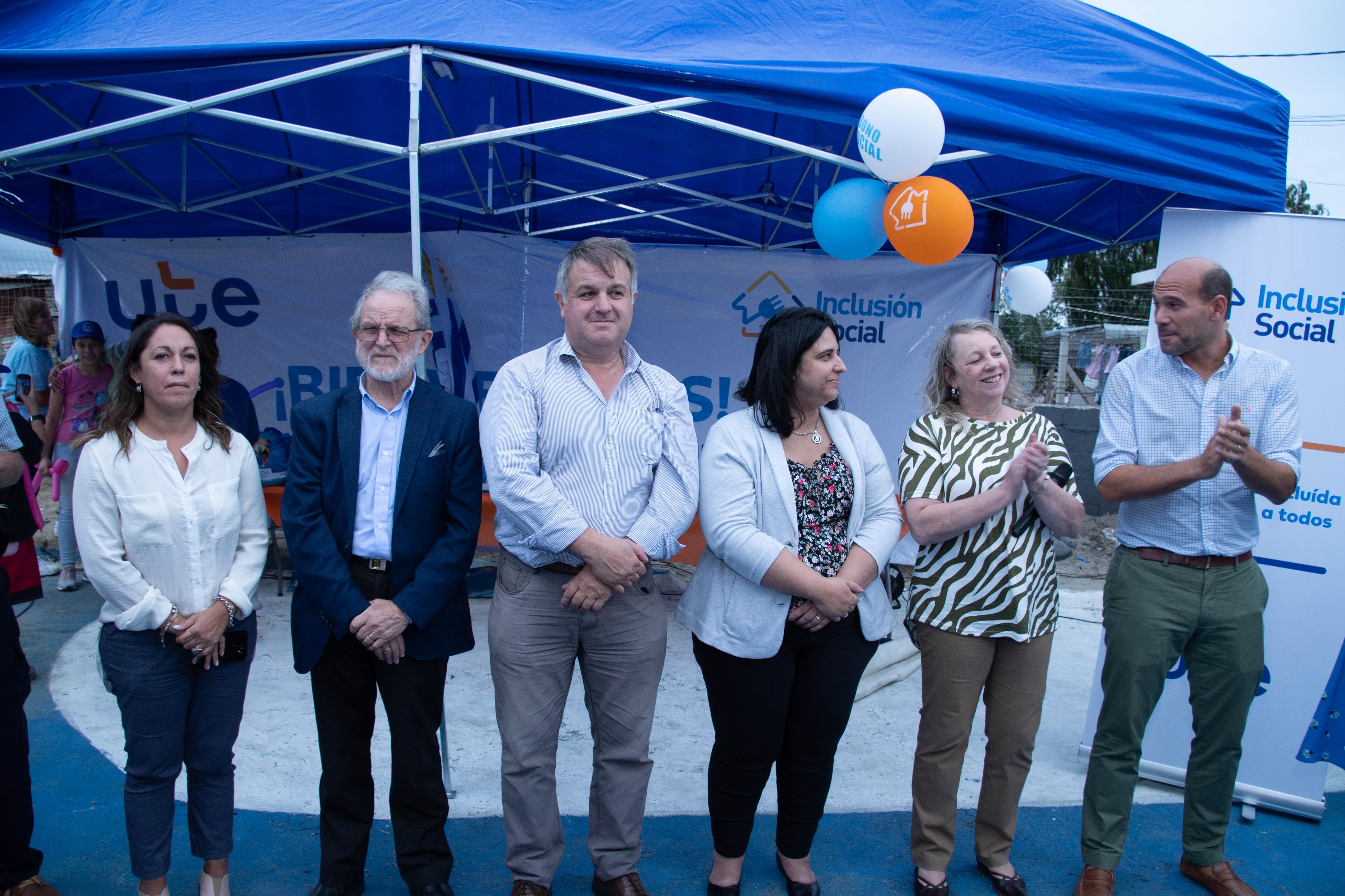 Inauguración de las obras de regularización en el Barrio Unidos (Montevideo)