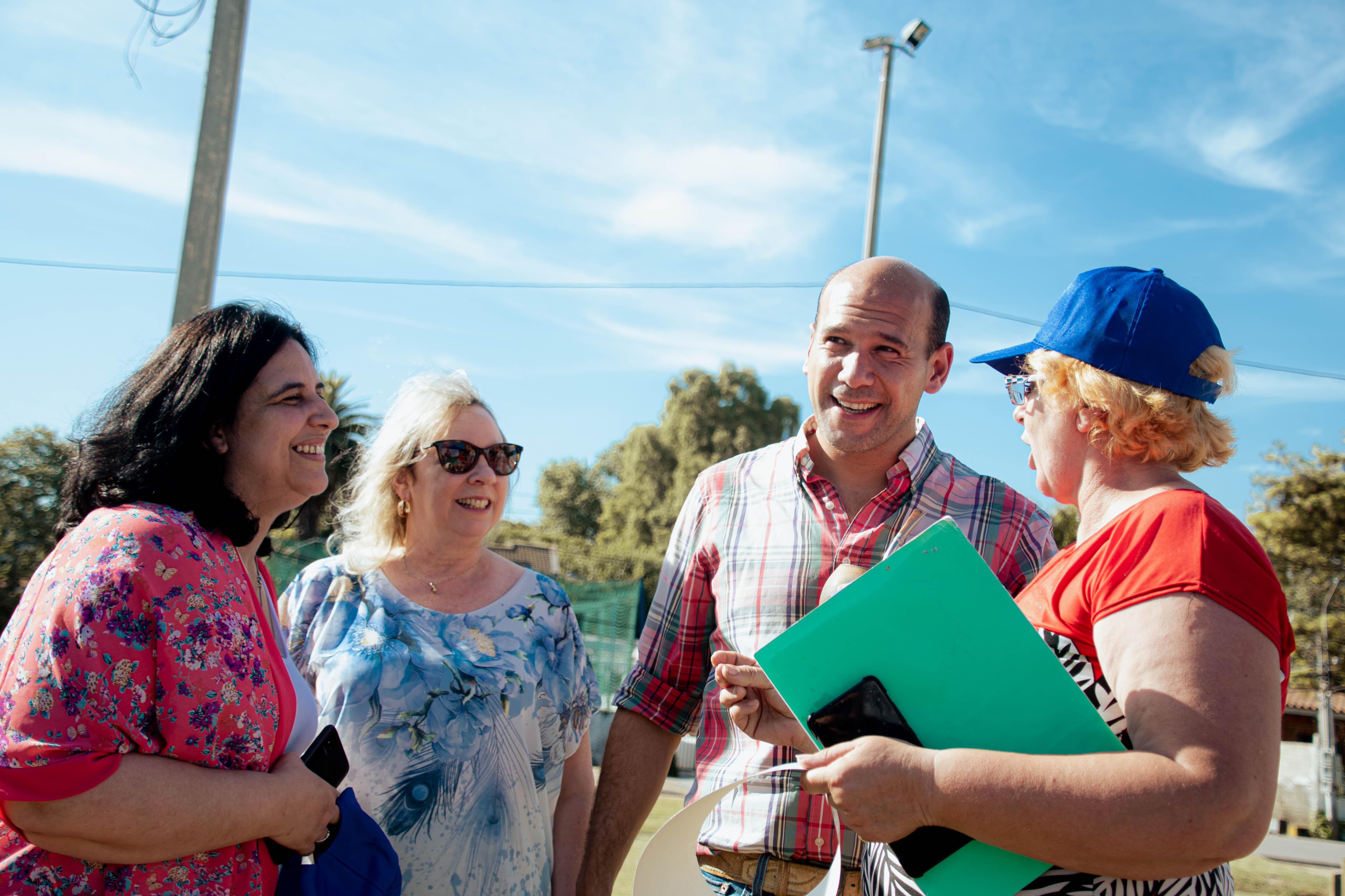 Emaldi junto a Lema y autoridades del MIDES