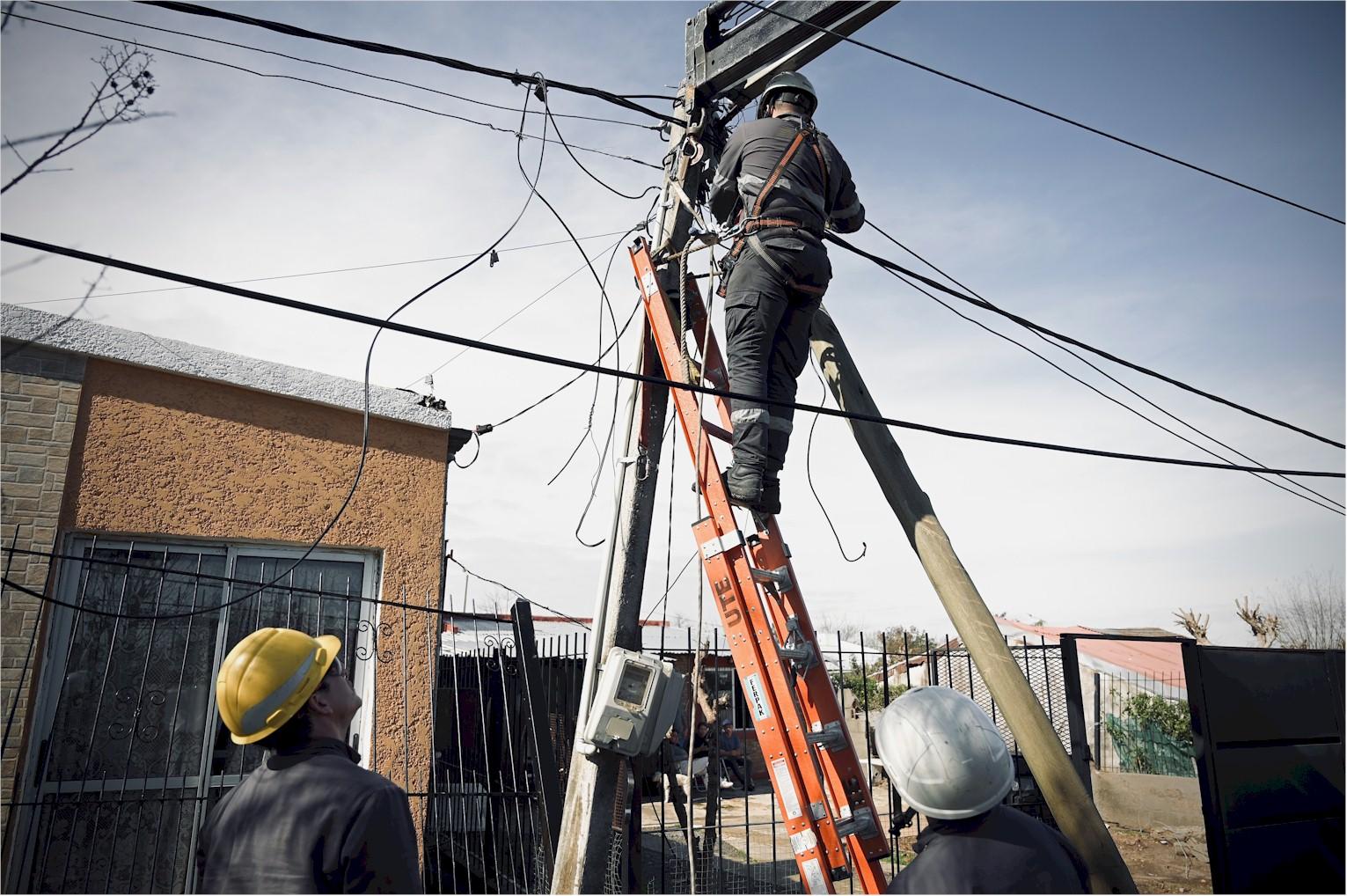 El intenso operativo del fin de semana permitió recuperar más del 90 % del servicio. 