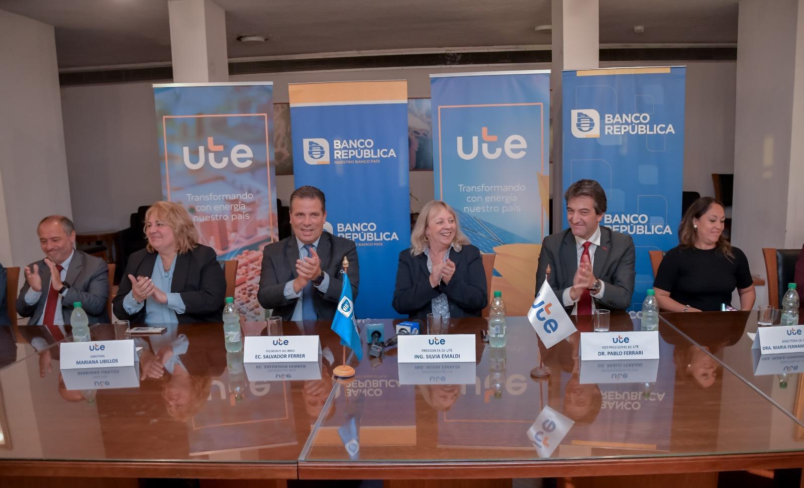 UTE y BROU firmaron un Convenio Marco de Complementación Comercial 