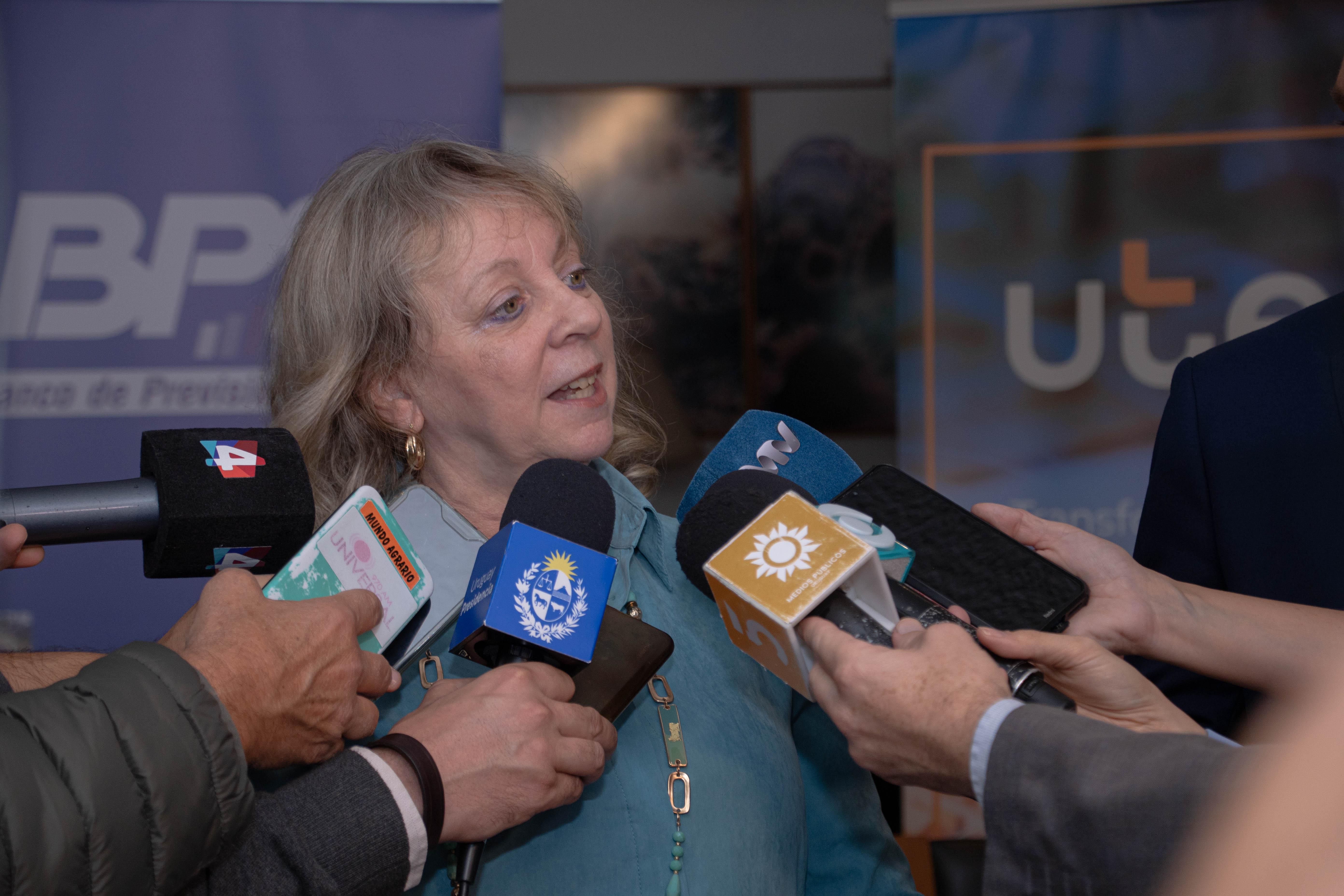 Presidenta de UTE Silvia Emaldi
