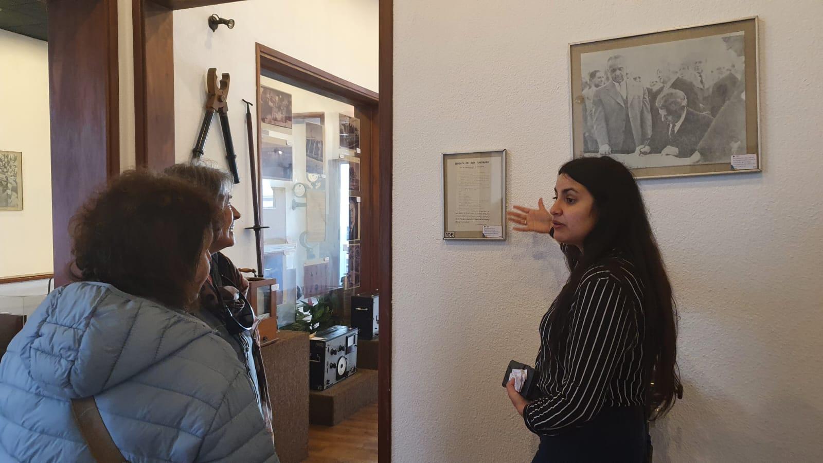 Interior del Museo Histórico de UTE