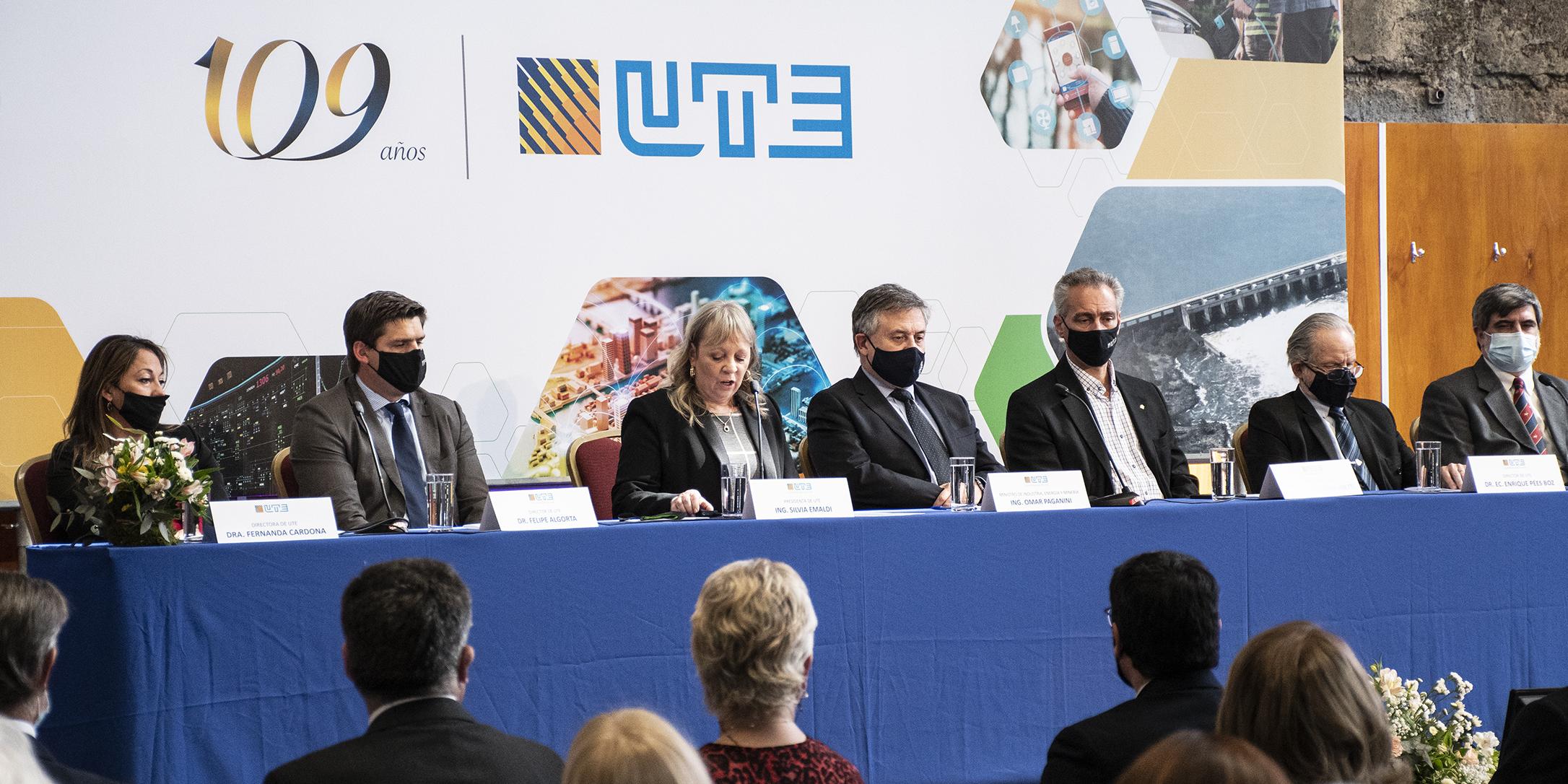 Acto de celebración del 109° aniversario de UTE