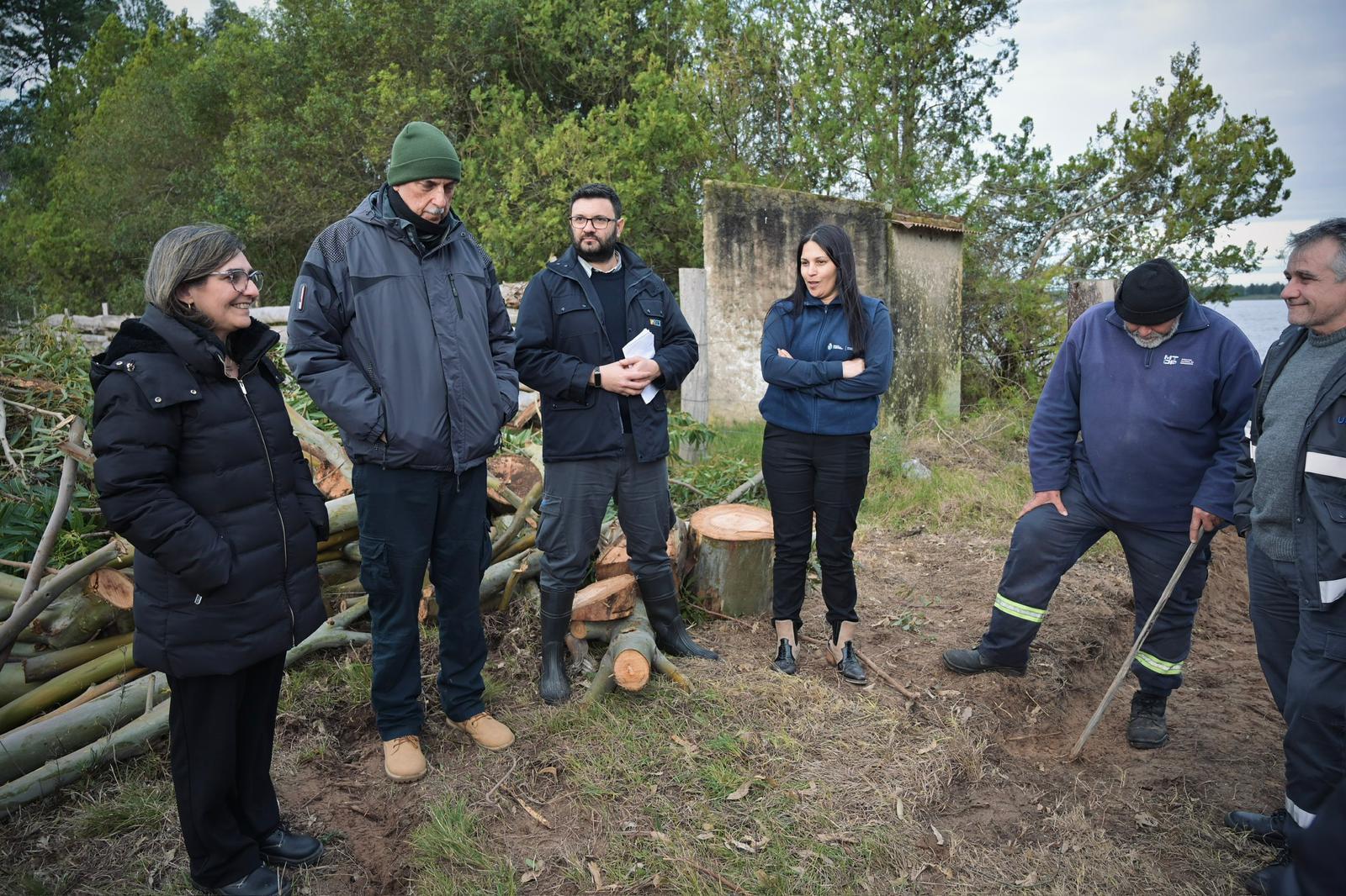 UTE entrega en comodato un predio para garantizar el traslado de personas ante la crecida del río Negro