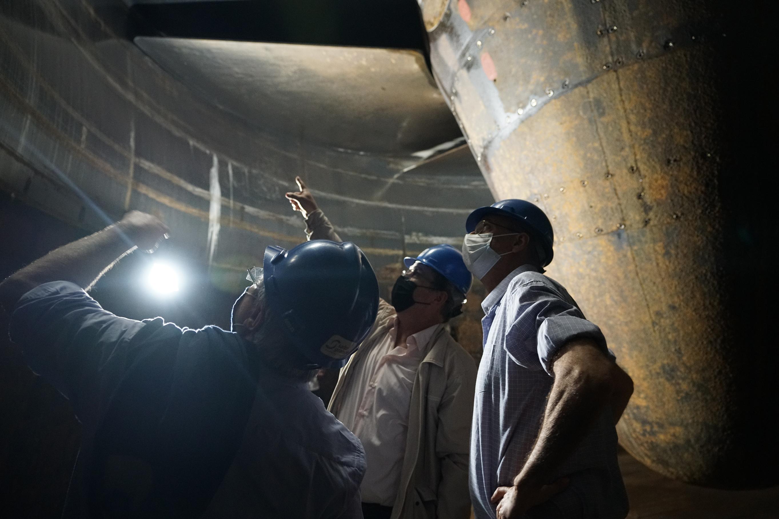 Visita del directorio de UTE al Complejo Binacional de Salto Grande