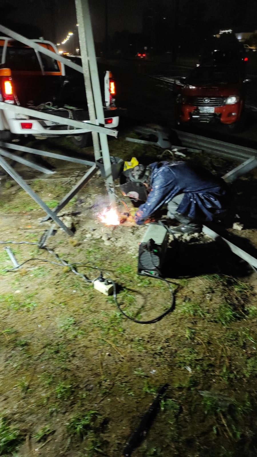 Reparación de torre de Alta Tensión