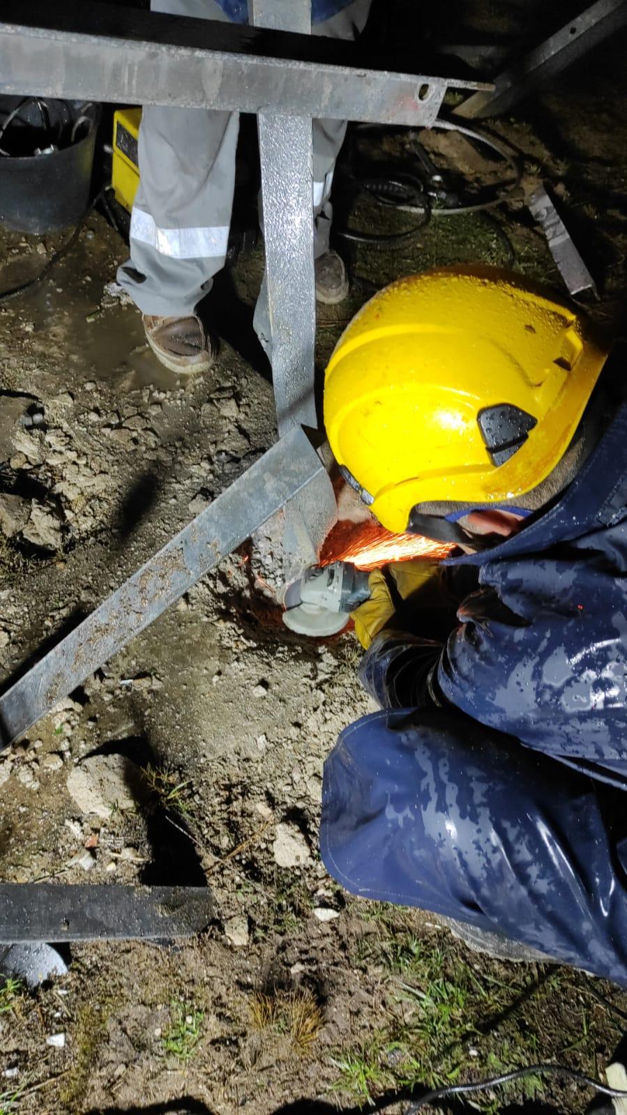 Reparación de torre de Alta Tensión